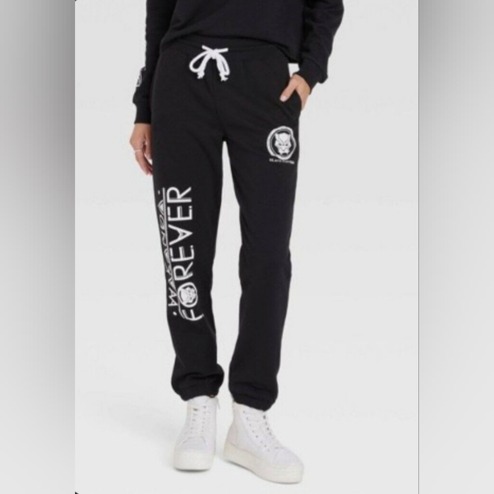 Marvel Black Panther Wakanda Forever Jogger Sweat Pants